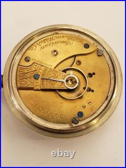 Waltham Wm. Ellery 11j. 18s. Pepsi Dial Oresilver Case