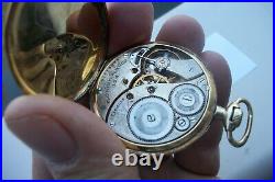 Working 1922 Elgin 17 Jewel Pocket Watch Size 12s in a 25 Year Dueber Case