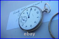 Working 1922 Elgin 17 Jewel Pocket Watch Size 12s in a 25 Year Dueber Case