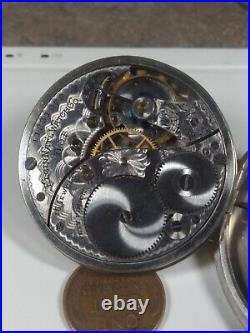 Working Antique 1905 Elgin Grade 315 Pocket Watch Flip Out Case