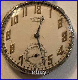 Working Keystone Standard New York Standard Watch Co Pocket Watch 15J 1011022