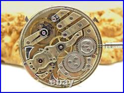Working Minute Repeater Hunter Case Pocket Watch Movement Wolfsteeth with Crown