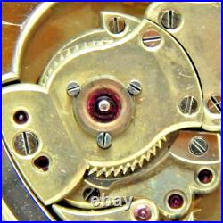 Working Minute Repeater Hunter Case Pocket Watch Movement Wolfsteeth with Crown