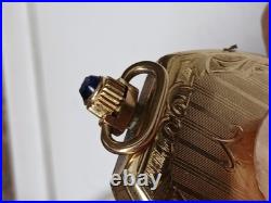 Working Vintage 1928 Elgin 303 12s Gold Filled Barrel Case Pocket Watch