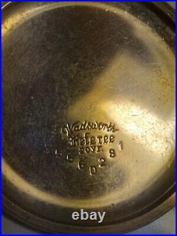 Working Vintage Unidentified Swiss Pocket Watch in Gold Filled Case