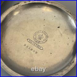 Works! Antique 1898 LOCOMOTIVE Railroad TRAIN CASE 18s WALTHAM 17j MODEL 1883