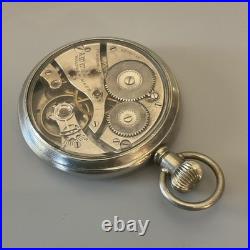 Works! Antique Waltham 16s 17j Model 1908 Grade 635 Pocket Watch Salesman Case