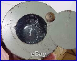 Wwii Usaaf Navigation Pocket Watch Hamilton 4992b G. C. T. 22 Jewel & Gimbal Case